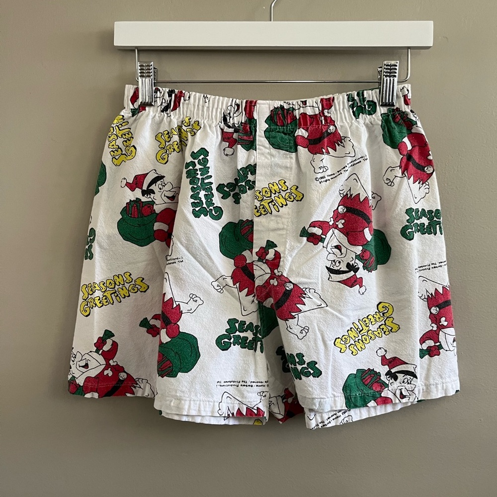 Vintage Flinstones Boxers Christmas 90's Briefly Stated